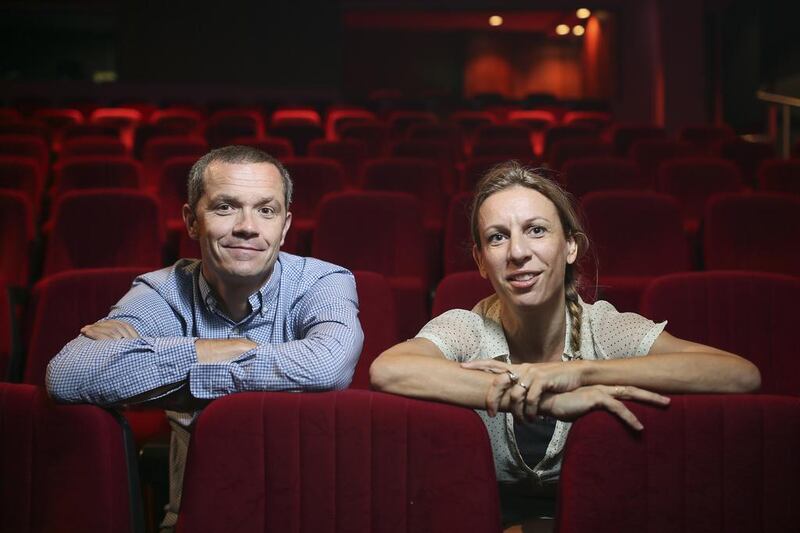 Stéphane Brismontier and Cecile Herman, founders of Culture Emulsion. Sarah Dea / The National
