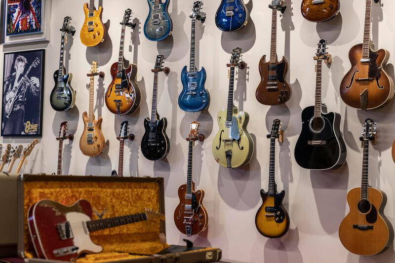 Situated in Al Quoz’s Courtyard, Art of Guitar fills a glaring absence in the region's vintage and high-end guitar offerings. Antonie Robertson / The National