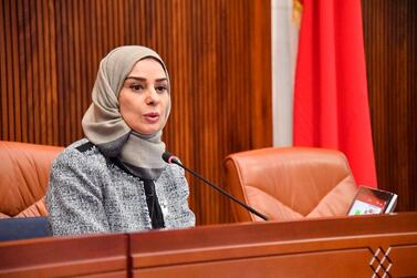 Fouzia Zainal, the newly elected Bahraini parliament speaker. Bahrain News Agency