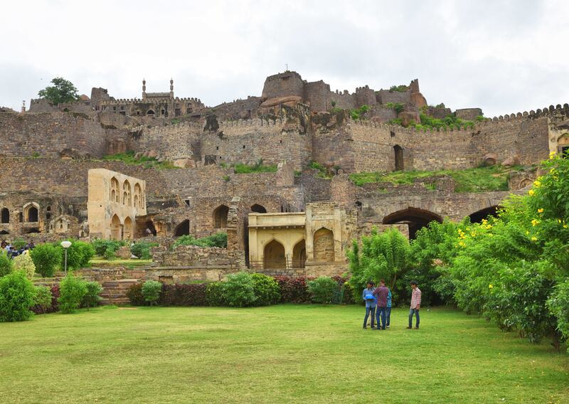 Golconda Fort in Hyderabad was home to an Islamic empire.