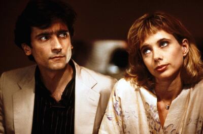 Griffin Dunne and Rosanna Arquette in After Hours. Photo: Warner Bros