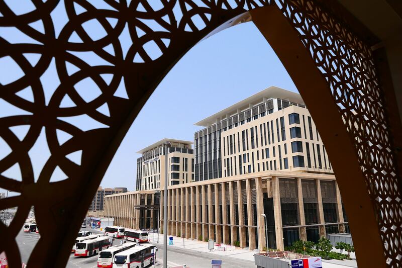 A view of the One Deira Plaza. This is the first mall in Dubai to be constructed atop a metro station.