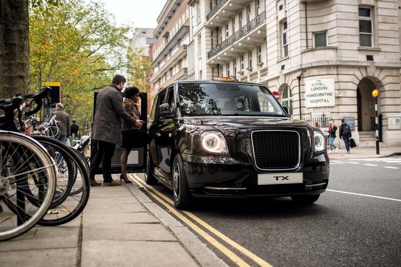 TX Electric Taxi. courtesy: LEVC