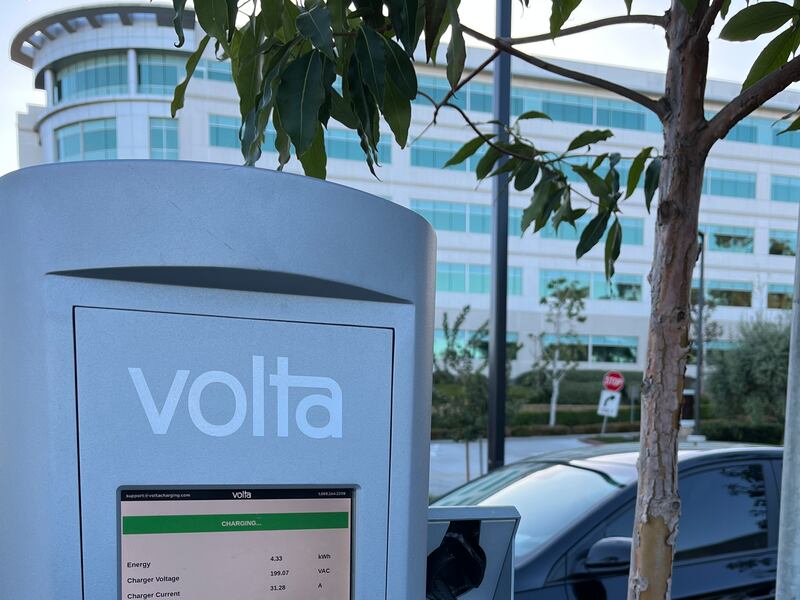 Volta is a California-based EV charging station. Photo: Troy Hooper