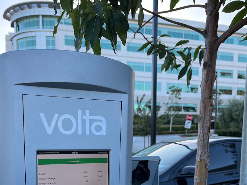 Volta is a California-based EV charging station. Photo: Troy Hooper