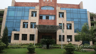 The Delhi Public School Dwarka was among more than 100 in India's capital and satellite cities that received bomb threats. Photo: Delhi Public School