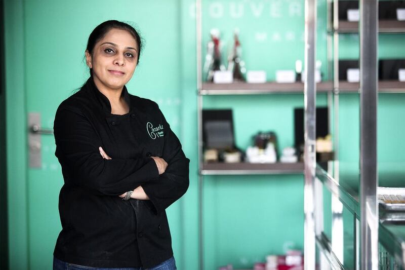 Qudsia Karim has named several of her best-selling chocolates after places she has visited. Lee Hoagland/The National