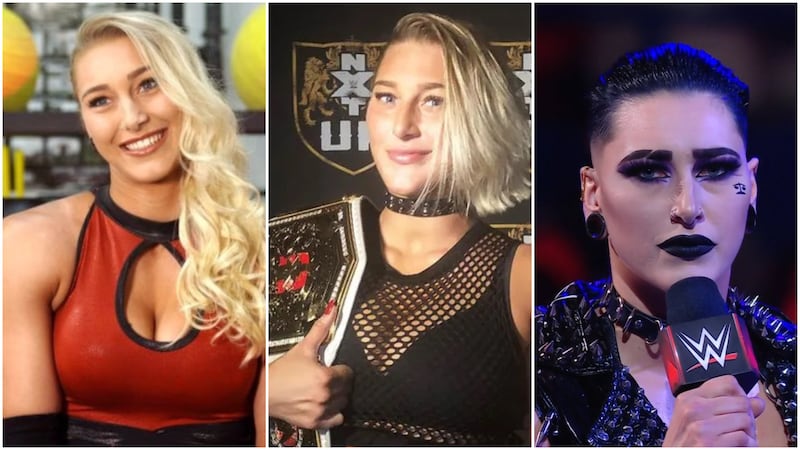WWE Superstar Rhea Ripley has undergone a transformation since joining the company in 2017. Photo: WWE