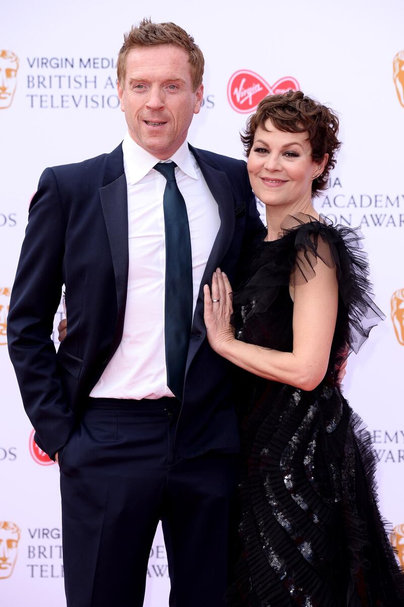 Damian Lewis and Helen McCrory attend the Virgin Media British Academy Television Awards at the Royal Festival Hall in London, Britain, 12 May 2019. Getty Images