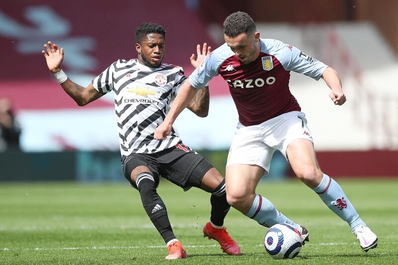 John McGinn – 5. The Scot hustled and harried in midfield to good effect in the first half and was instrumental in the build-up to the Villa goal, picking the pocket of the normally robust Scott McTominay and finding Luiz. Quiet in the second though and United took full advantage. AFP