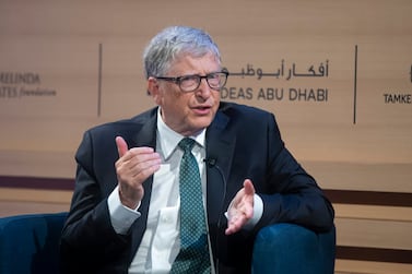 Bill Gates, 67, founded Microsoft and the Bill and Malinda Gates foundation. He’s now worth $106.4bn.. Ruel Pableo for The National  