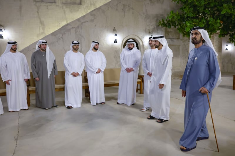 Local dignitaries, senior officials and members of the business community were among Sheikh Mohammed's guests