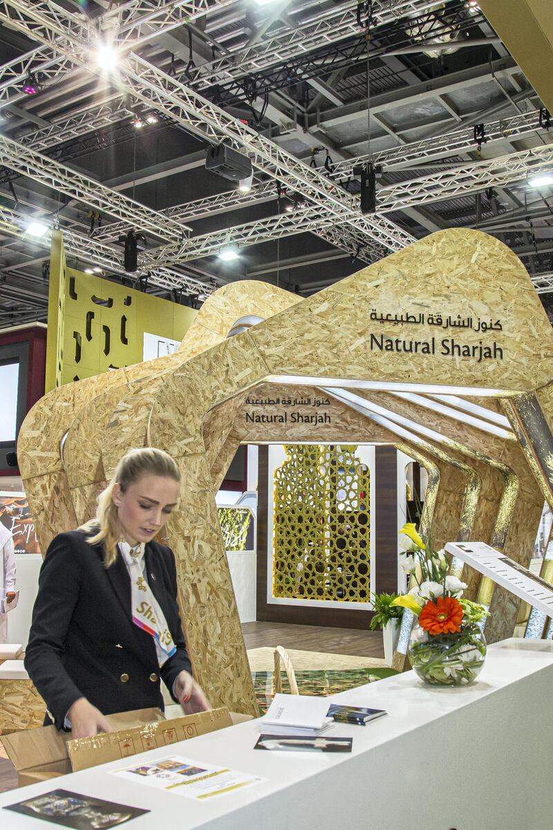 The Natural Sharjah stand.  Rob Greig for The National