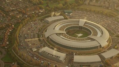 The GCHQ building, known as 'the doughnut'. Photo: Trevor Paglen 