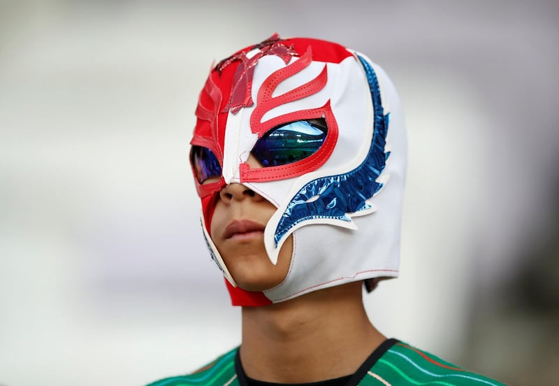A Guadalajara fan before the match. Reuters