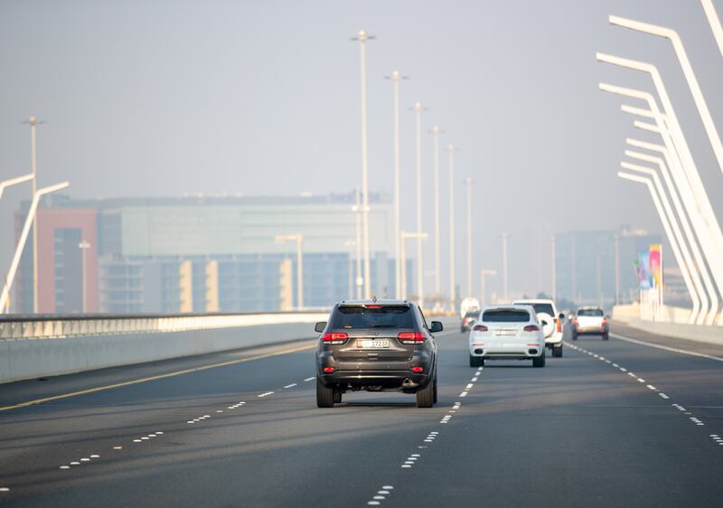 Police reduced speed limits on roads as visibility was less than 1,000 metres.