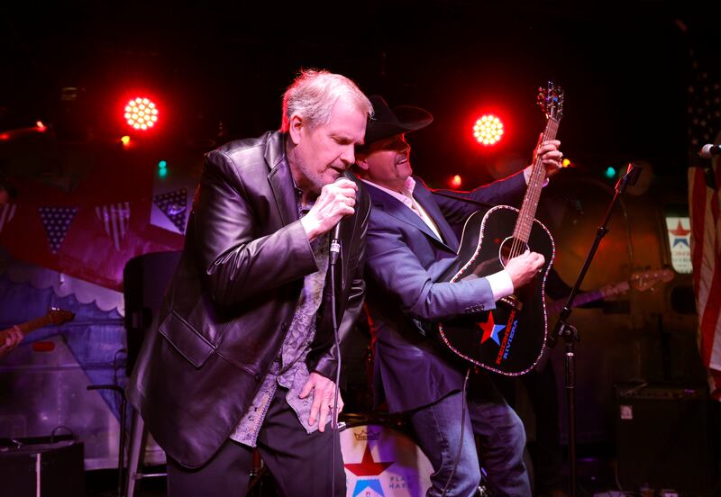 Meat Loaf and country artist John Rich performing at Redneck Riviera, Nashville, Tennessee, on March 27, 2021. Getty Images