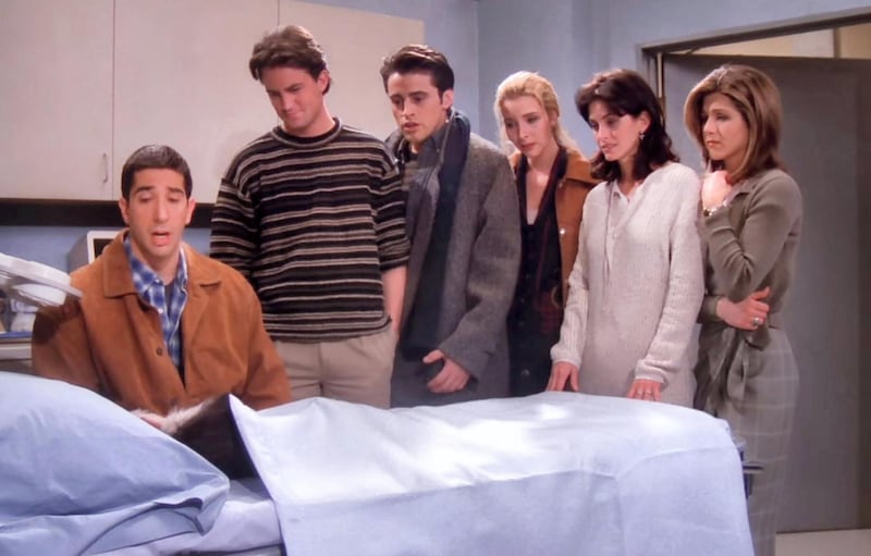 'The One With Two Parts: Part 2' (s1, e17): A good cameo doesn't always guarantee a great episode, but it did work when George Clooney and Noah Wyle played doctors Mitchell and Rosen, who treat Rachel in hospital when she hurts her ankle. She doesn't have medical insurance, so commits fraud by registering herself under Monica's name for treatment. So when Monica and Rachel land a date with a doctor each, they have to go by each other's name, causing much confusion and hilarity. In a further moment of meta brilliance, at the time the episode aired, Clooney and Wyle starred in hit hospital drama, 'ER'. Courtesy Netflix