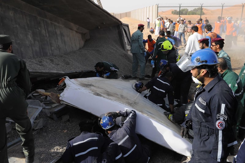 A total of 24 people have been killed and about 24 injured in a road accident in Al Ain. Courtesy Al Ain Police