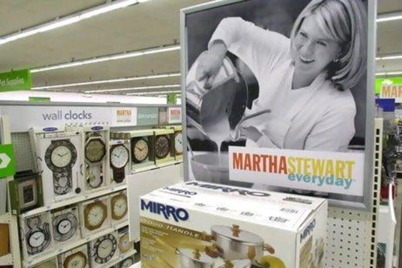 Martha Stewart merchandise at Kmart.