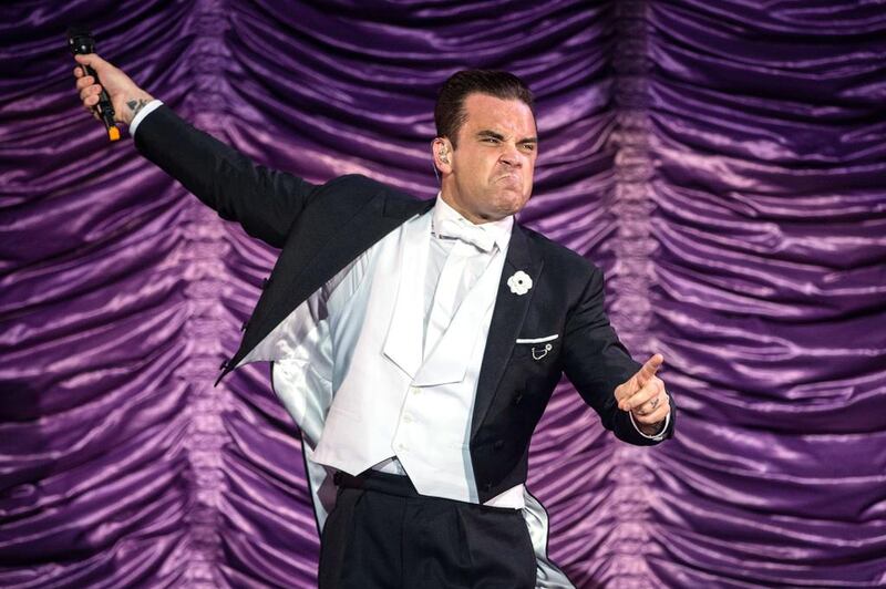British singer-songwriter Robbie Williams. AFP 