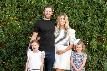 Shea and Syd McGee with their daughters, Wren and Ivy. Photo courtesy: Studio McGee