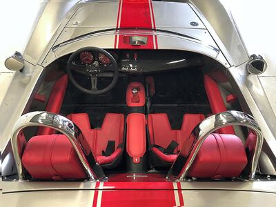 A windscreen with wipers can clip in, as can a clamshell hardtop roof with enclosed side windows for all-weather protection and air-conditioning. Courtesy Jannarelly Automotive