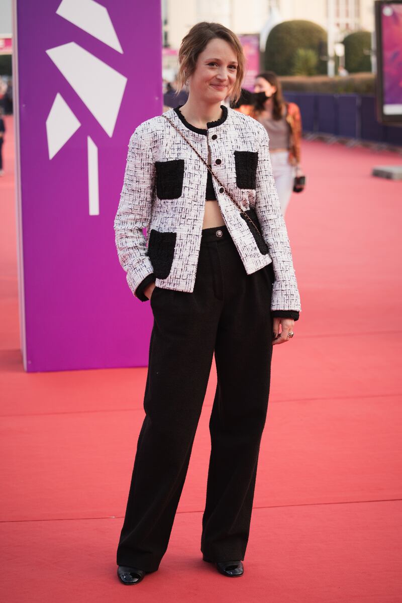 Vicky Krieps attends the Nouvel Hollywood Prize and 'Flag Day' premiere during the 47th Deauville American Film Festival on September 4, 2021 in Deauville, France. Getty Images