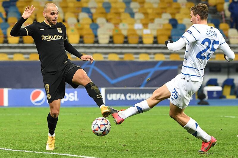 Martin Braithwaite, 6 – Looked poor until he found himself in the right place at the right time to head home at the back post to double Barca’s lead. He scored another when he recovered from being pushed in the back to convert from the penalty spot. AFP