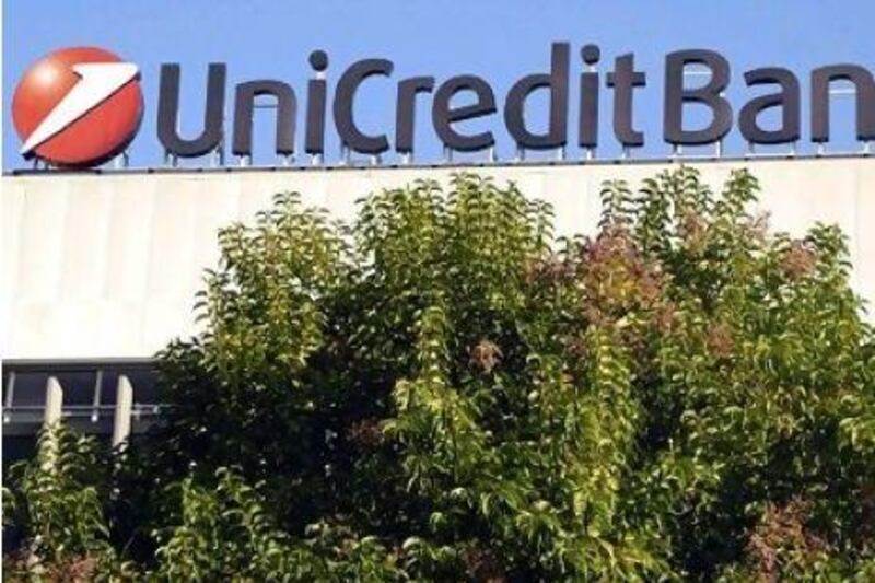 UniCredit is raising €7.5 billion (Dh35.2bn) via the rights issue to help to shore up its weak balance sheet.