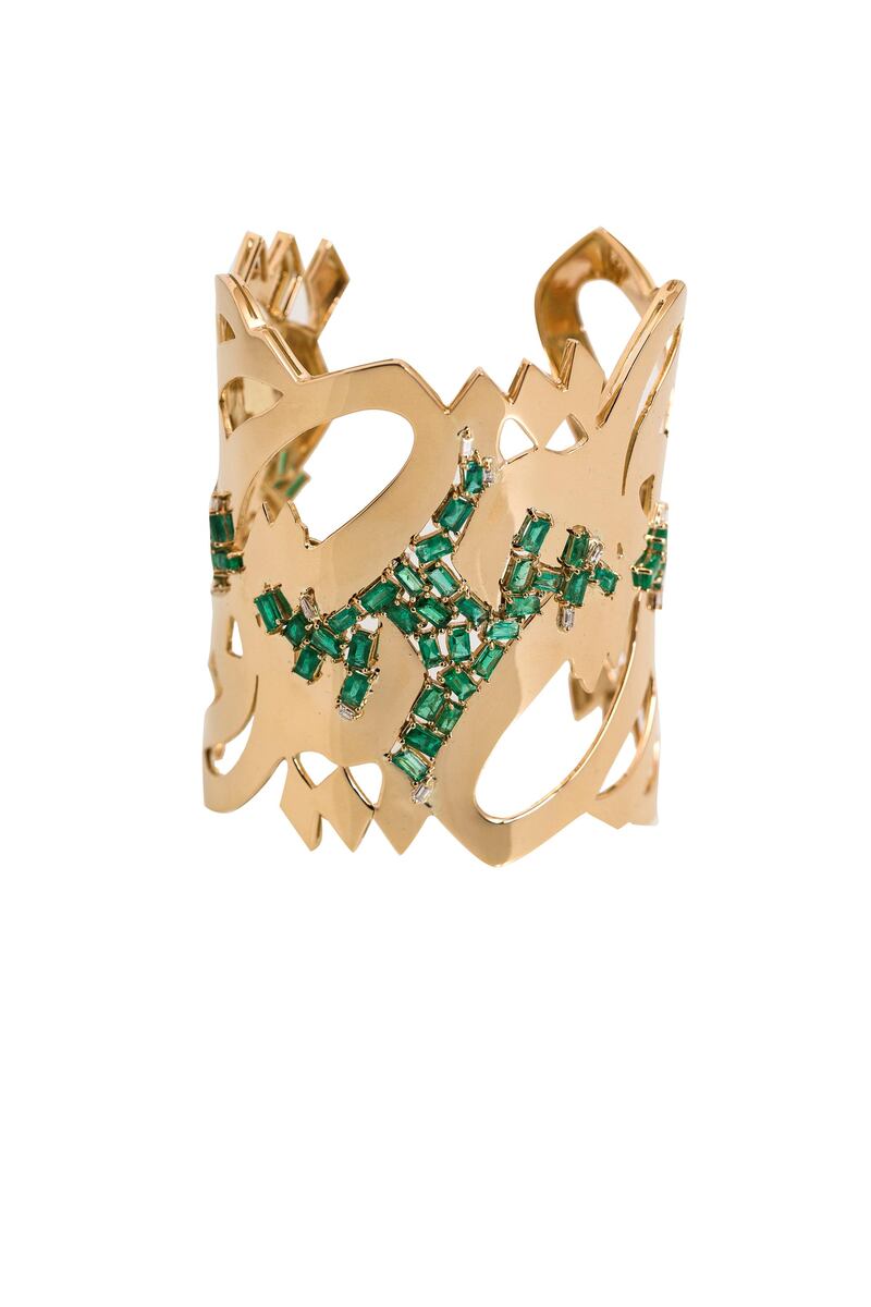 Kelna Beirut cuff bangle from Bil Arabi, part of the We Are All Beirut auction by Christie's