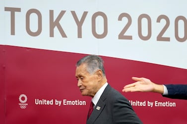 Tokyo 2020 Olympic Games Organising Committee President Yoshiro Mori arrives at a press conference in Tokyo, Japan, 10 June 2020  EPA
