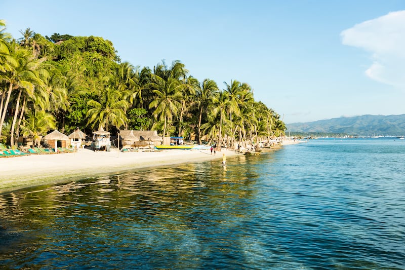 White Beach on the island of Boracay, Philippines, is often voted the most popular beach in Asia. Getty Images