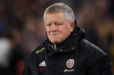 Sheffield United manager Chris Wilder has enjoyed a tremendous season with his team sitting seventh in the Premier League. AFP