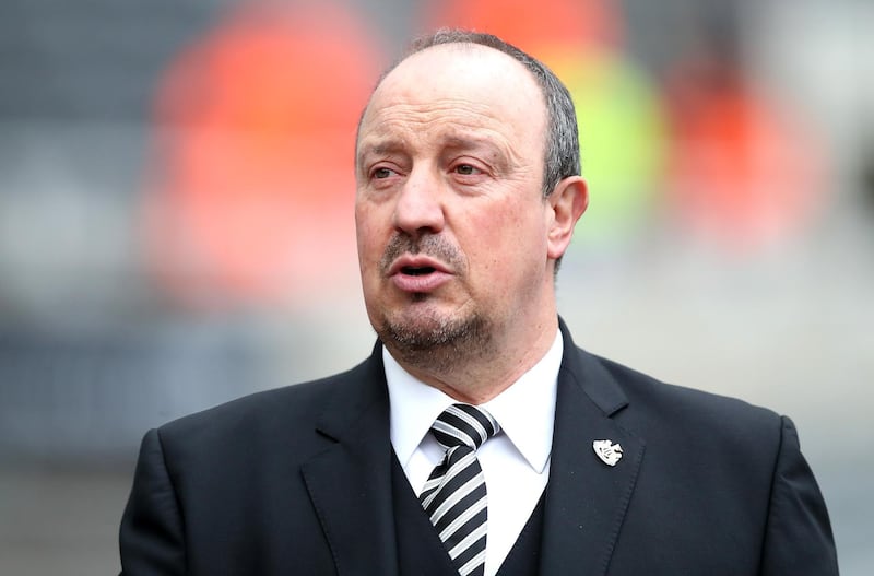 NEWCASTLE UPON TYNE, ENGLAND - JANUARY 13:  Rafael Benitez, Manager of Newcastle United arrives at the stadium prior to the Premier League match between Newcastle United and Swansea City at St. James Park on January 13, 2018 in Newcastle upon Tyne, England.  (Photo by Ian MacNicol/Getty Images)