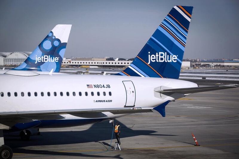 JetBlue, the low-cost US carrier, does not fly to Europe so those routes are operated instead by Emirates. Lucas Jackson / Reuters