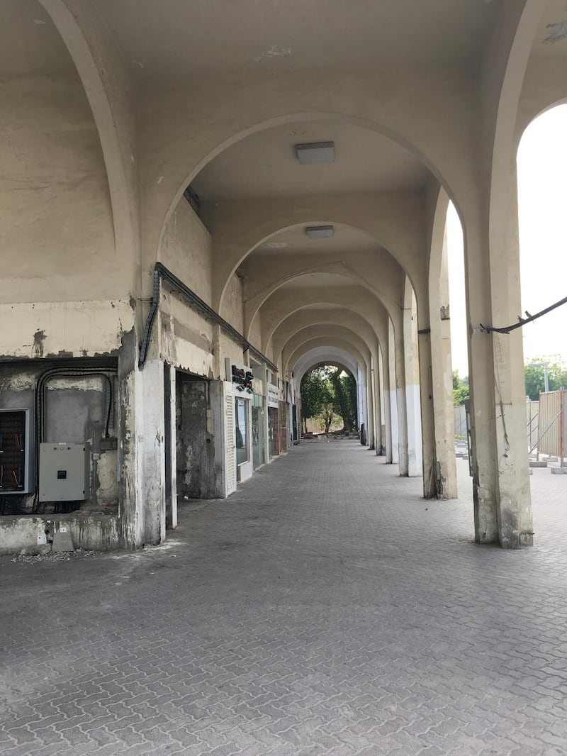 Zaab souq is a classic example of a late 1970s or early 1980s building. John Dennehy / The National