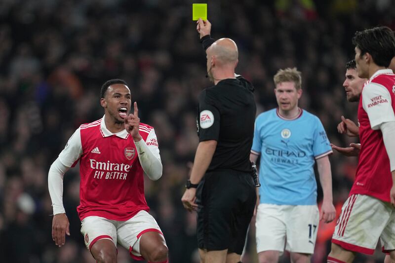 Gabriel 6: Gave away second-half penalty and was booked for bundling over Haaland but rescued by VAR offside call against big Norwegian. Gave ball away at start of move that led to Grealish scoring. AP