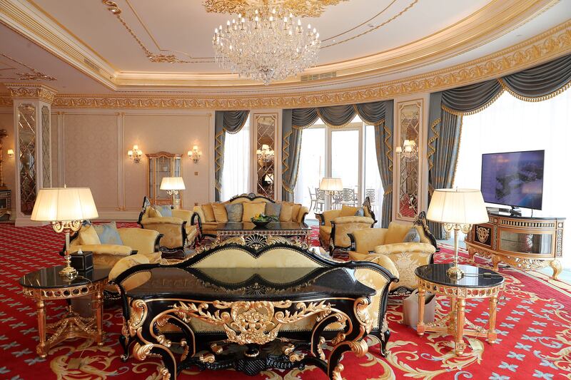 The Raffles Royal Suite symbolises a love of embellished luxury