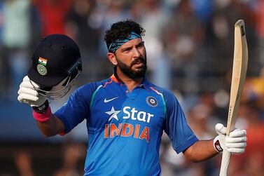 India's Yuvraj Singh played 304 one-day internationals and 40 Test matches. Reuters