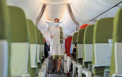 If there's no dedicated prayer space on your flight, travellers can simply pray from their seats. Reuters