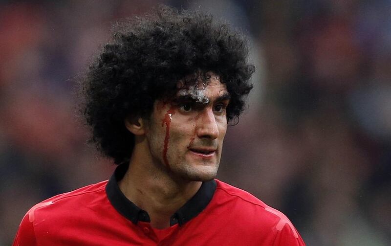 Centre midfield: Marouane Fellaini, Manchester United. A truly disastrous year. Never looked a Manchester United player. Or a £27.5 million (Dh170m) player. Phil Noble / Reuters