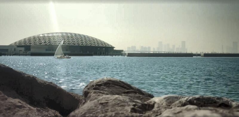 A still from the Louvre Abu Dhabi ad campaign. Courtesy Louvre Abu Dhabi