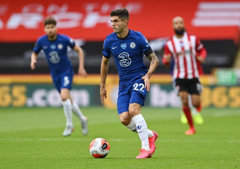 Christian Pulisic - 6: Headed first-half chance over the bar. Flashes of his undoubted talent but the American came up against an incredibly well organised Blades defence. Reuters