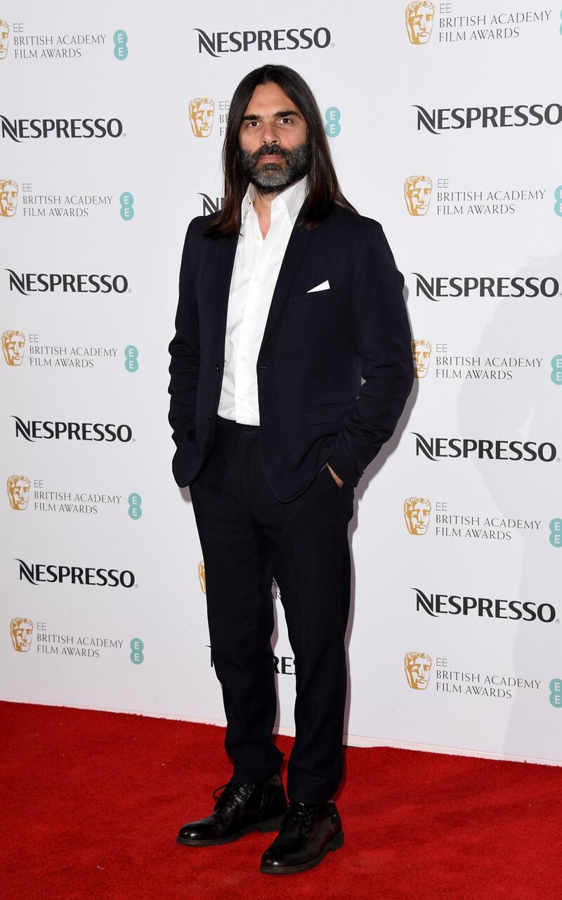 Khaled Mouzanar at the Bafta Nespresso Nominees' Party at Kensington Palace, London on February 9. Getty Images