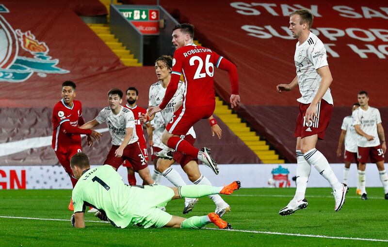 Andrew Robertson. 7 – He bounced back superbly to atone for an early error and put himself on the scoresheet within nine minutes of his side falling behind. Gave the Reds everything in another breathless display on the left. AP