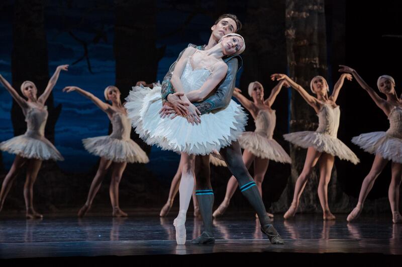 Houston Ballet's ���Swan Lake���. Photo by Amitava Sarkar