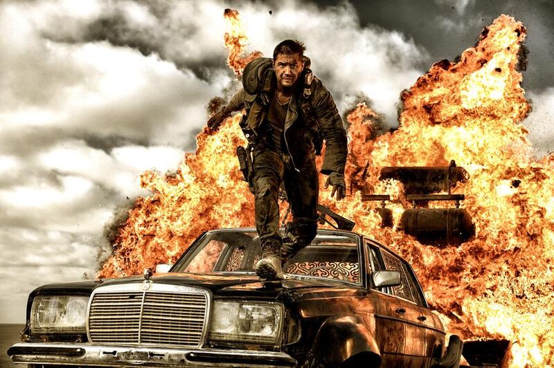 Tom Hardy as Mad Max in Mad Max: Fury Road, 2015, Courtesy Village Roadshow Pictures