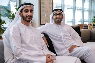 (L-R) Humaid and Omar Alzaabi, co-founders of Housecall, believe home visits and preventative medicine are the future of health care. Victor Besa/The National
