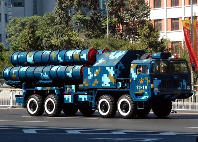 An HQ-9 portable launcher during China's 60th anniversary parade in 2009, Beijing. Jian Kang / Wikimedia